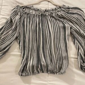 forever 21 off the shoulder crop top size s